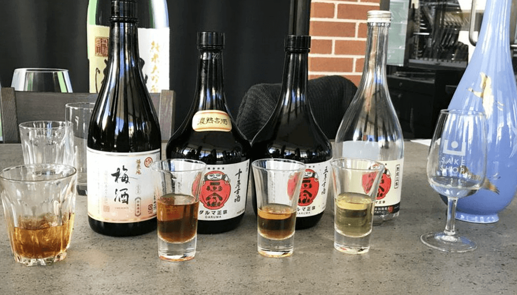 シドニーのSake教室「Discover Aged Sake」で提供された日本酒