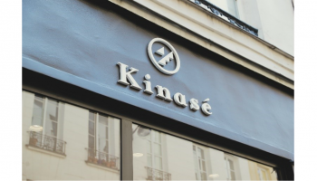 パリ新潟専門店「Kinase（キナセ）」の看板