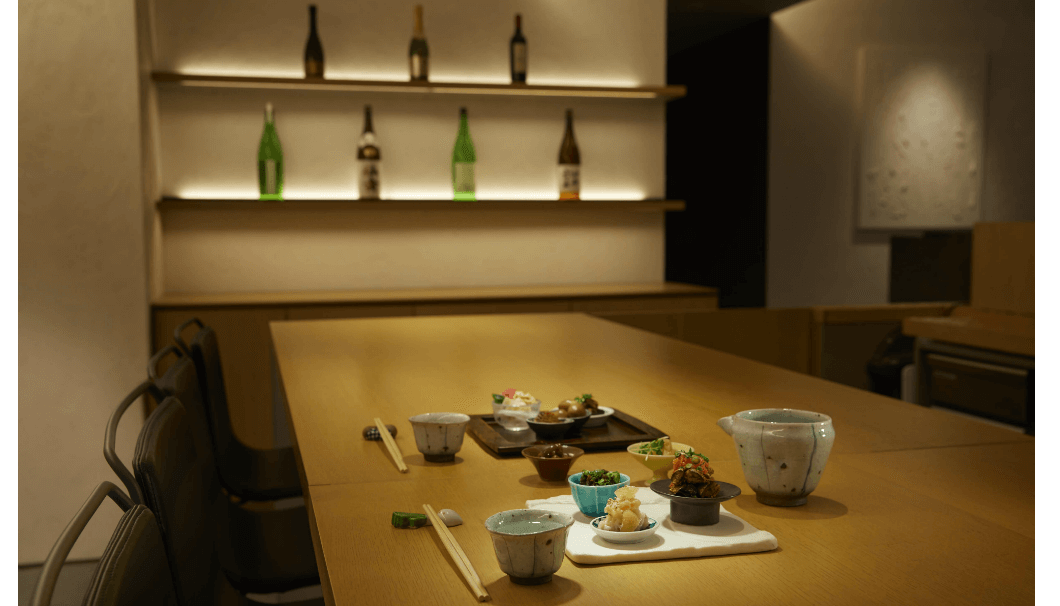 築地のブティックホテル「TSUKI」にオープンした日本酒バー