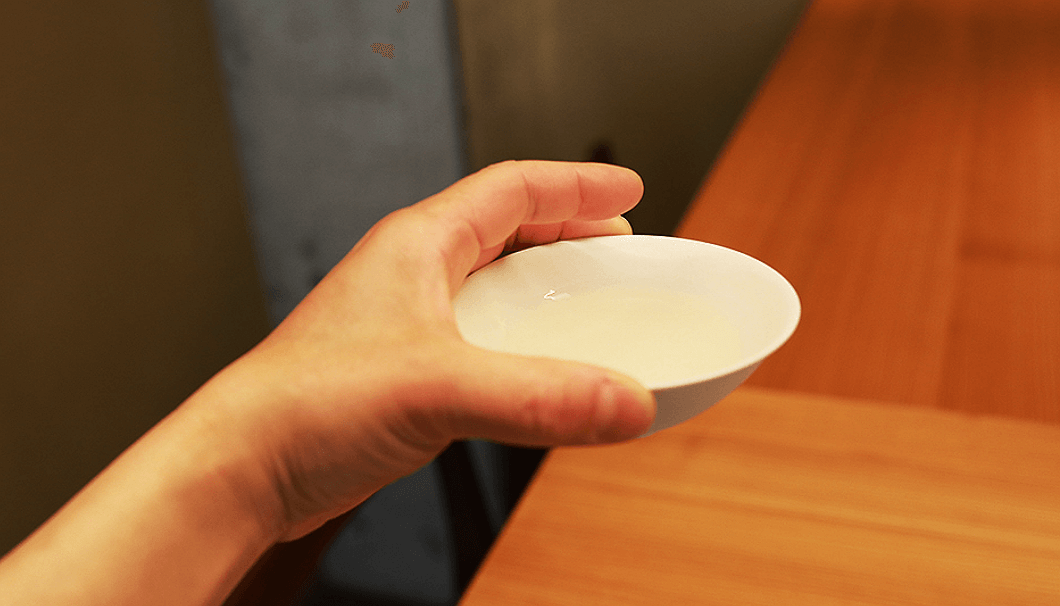 「asobi sake ceramics」の平盃型「TYPE DRY」