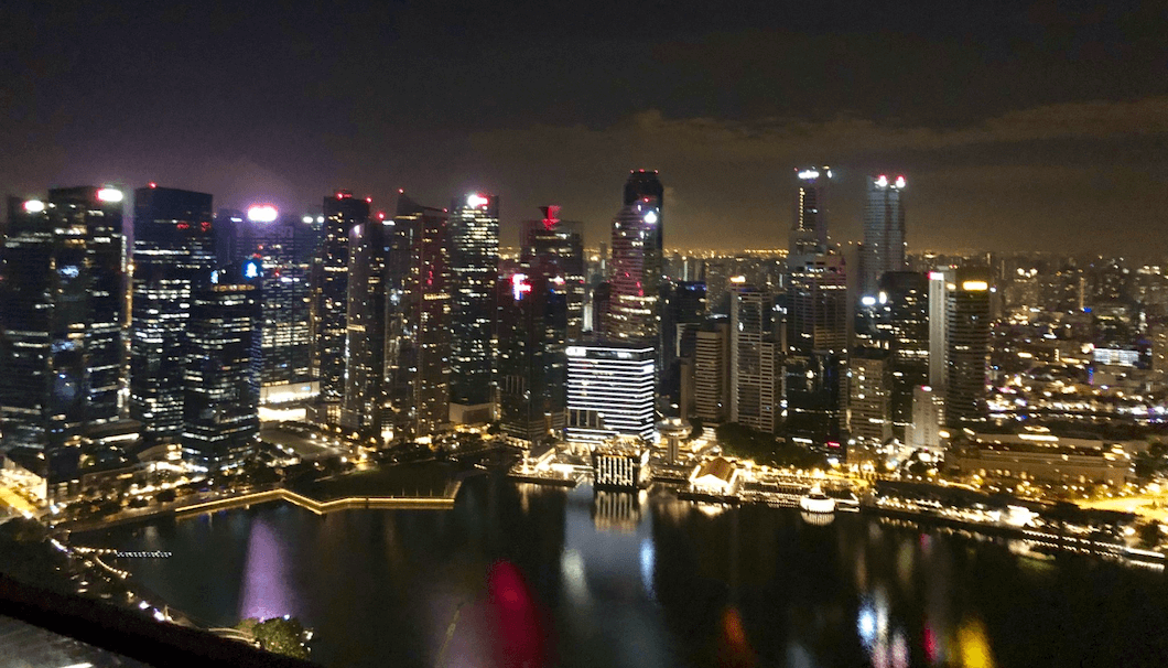 Singaporeの夜景