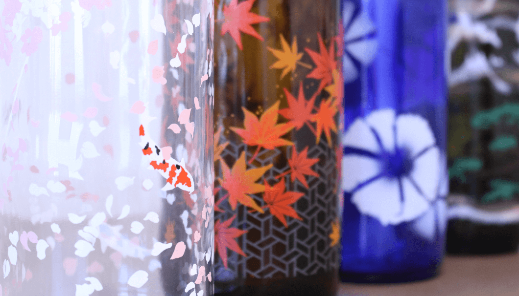 東洋ガラスオリジナルブランド「衣玻璃」のボトル