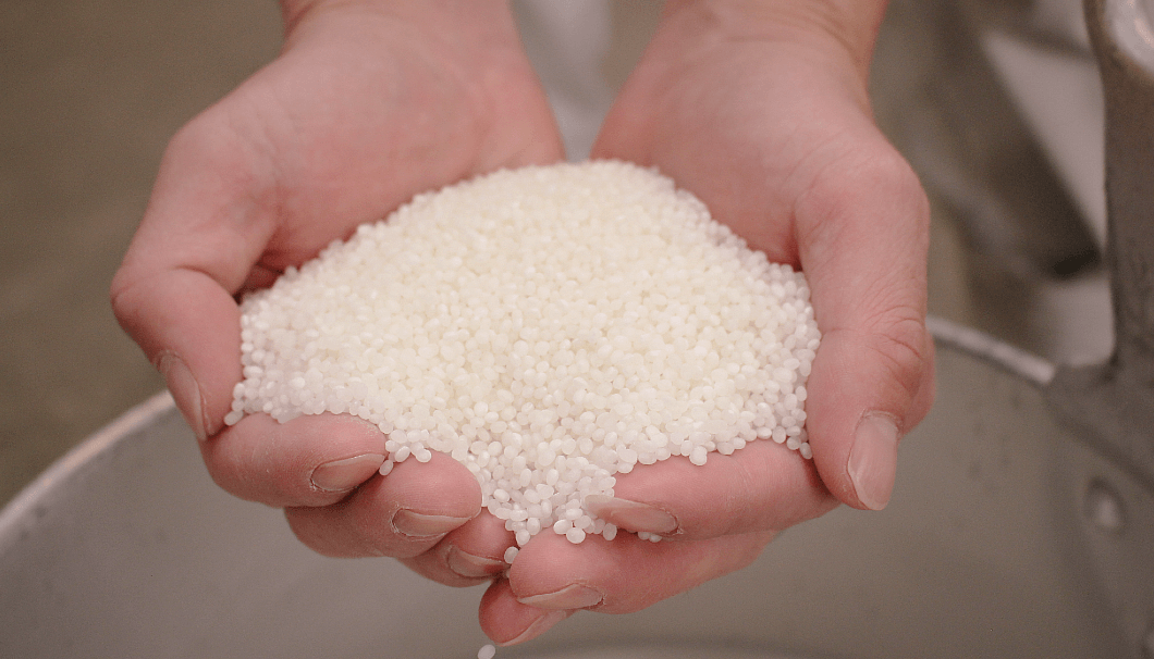 洗米を終えた酒米