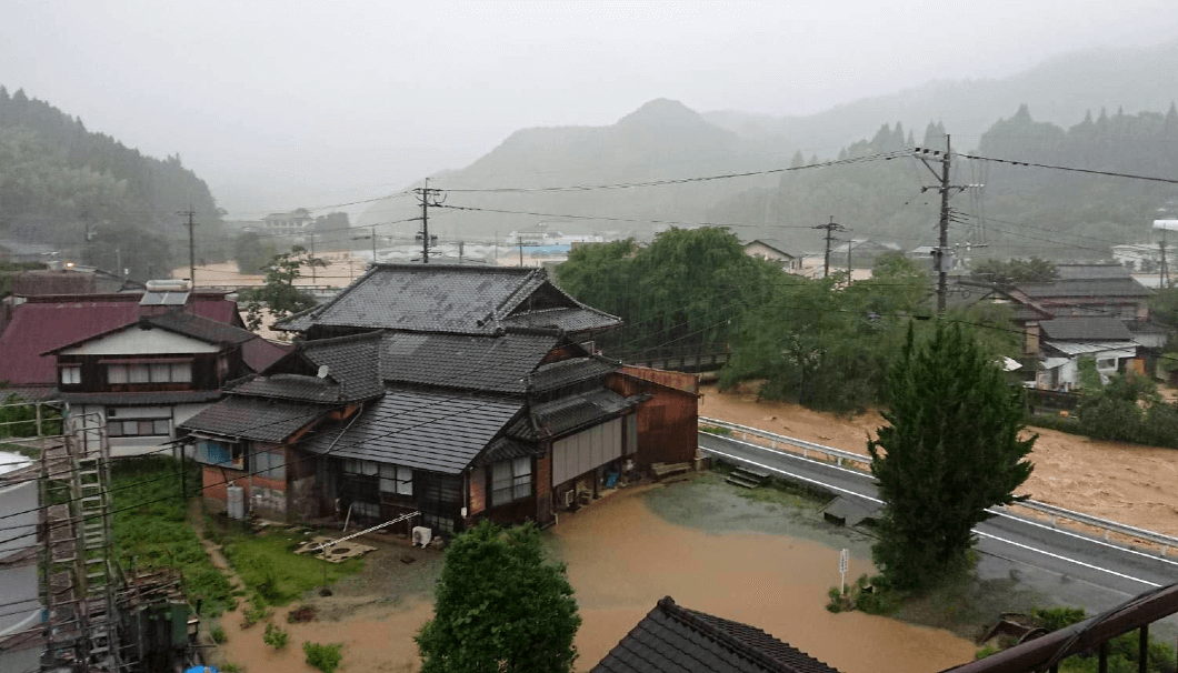 2020年7月に九州地方を中心に起きた豪雨災害