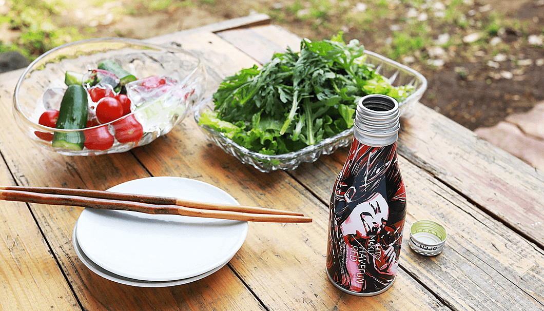 日本酒缶ブランド「HITOMAKU」の「HAVEFUN RED」