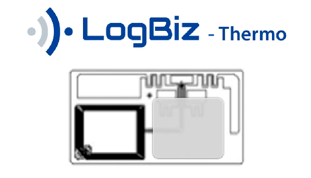 回収不要／専用機器不要の使い切り型RFID温度ロガー「Logbiz-Thermo©」