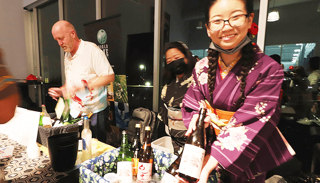 「Sake Pavilion（酒パビリオン）」の日本酒ブース