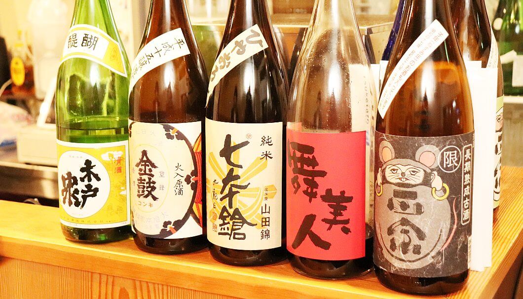 「日本酒バルどろん」の日本酒
