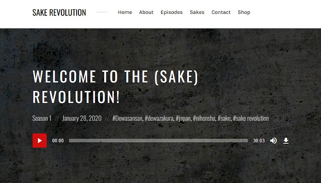 アメリカ初のSAKE専門のポッドキャスト「SAKE REVOLUTION」