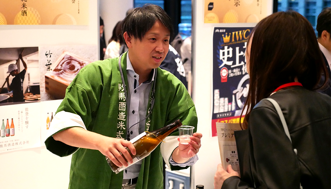 2023年の「プレミアム日本酒試飲会」の様子