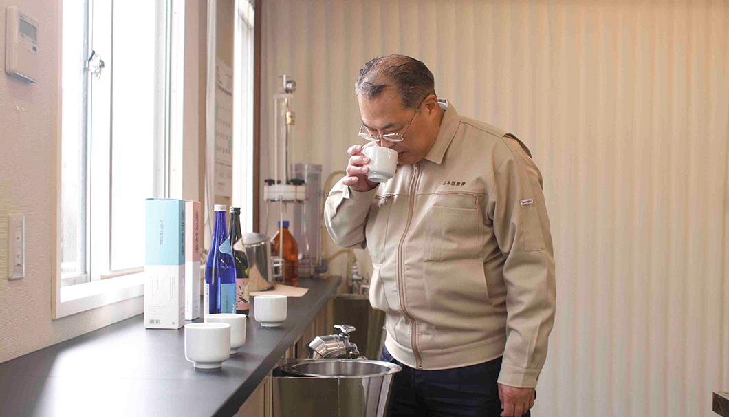 石本酒造の杜氏 竹内伸一さん