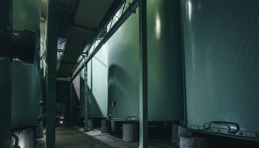 「八継」の熟成用タンク