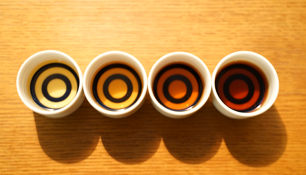 熟成期間による色の変化の例