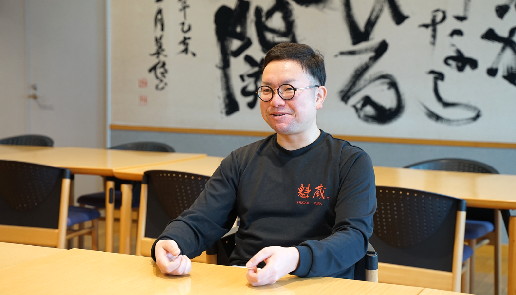 製造部 醸造管理グループの北田耕大さん