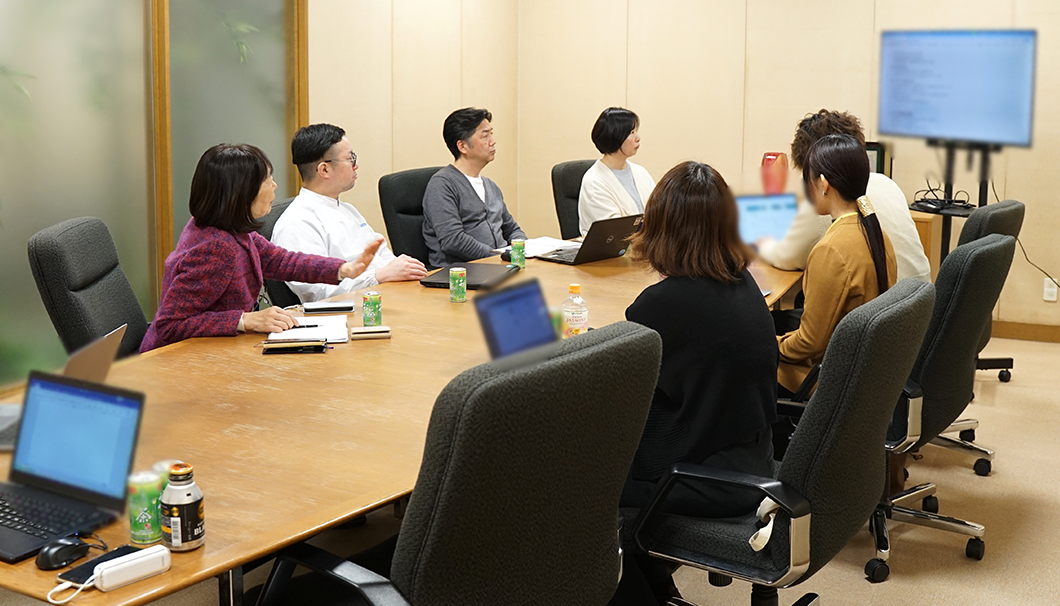 魁蔵に関するミーティングの様子