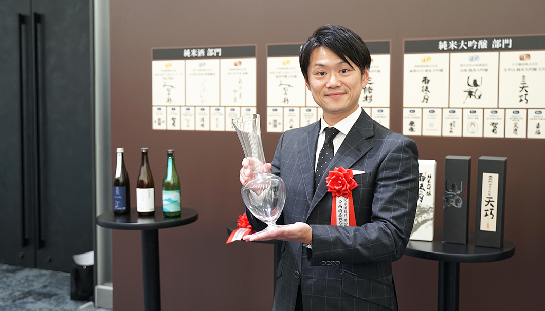 今西酒造 第14代当主 代表取締役 今西将之さん
