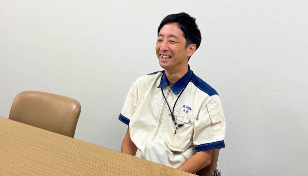 白鶴酒造 生産本部 主任 作田敦士さん