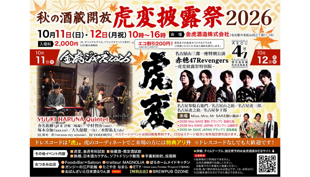 虎変披露祭2026
