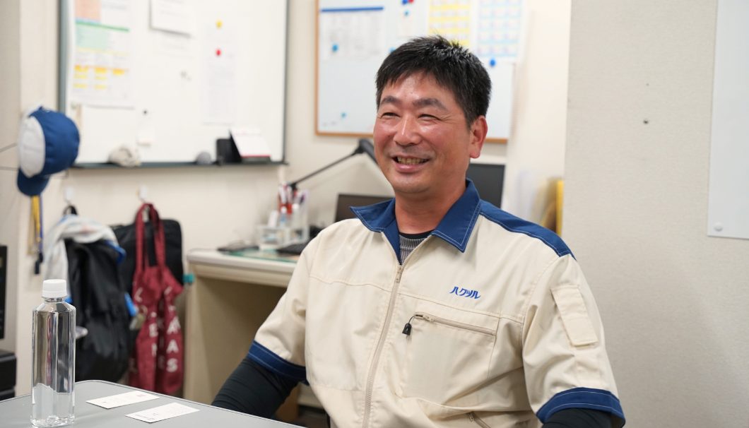 精米工場 工場長 前善男さん