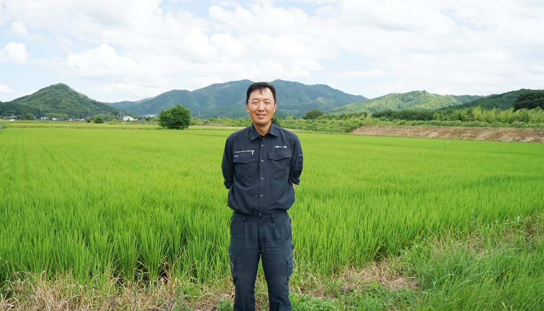 白鶴ファーム 農場長の小林領さん