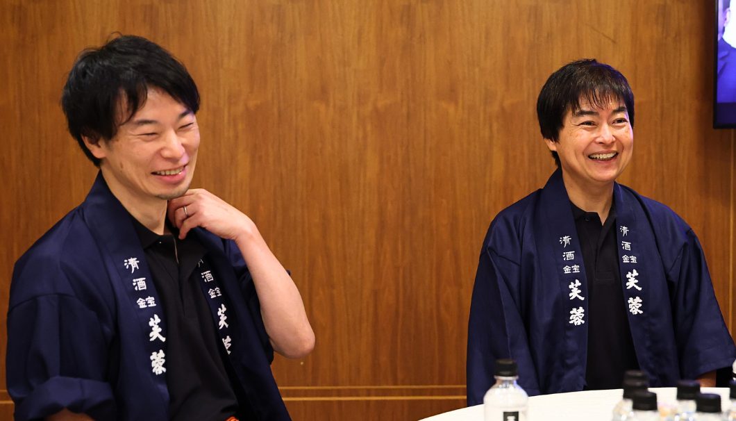 蔵元・依田昂憲さん(写真左)、蔵主・千葉功太郎さん(写真右)
